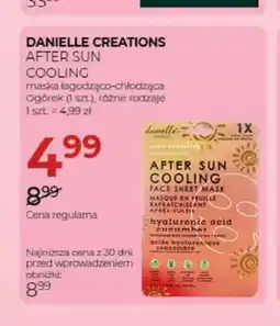 Jawa Drogerie Maska łagodząco-chłodząca Ogórek Danielle Creations After Sun Cooling oferta