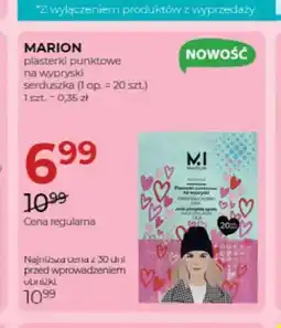 Jawa Drogerie Plasterki punktowe na wypryski serduszka Marion oferta