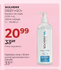 Jawa Drogerie Balsam do ciała Solverx Deep H2O+ oferta
