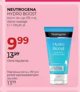 Jawa Drogerie Krem do rąk Neutrogena Hydro Boost oferta