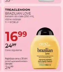 Jawa Drogerie Balsam do ciała Treaclemoon Brazilian Love oferta