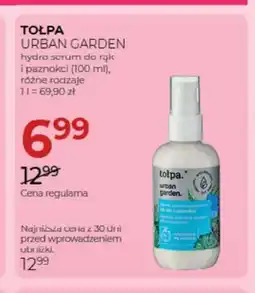 Jawa Drogerie Hydro serum do rąk i paznokci Tolpa Urban Garden oferta