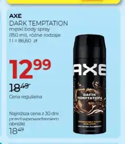 Jawa Drogerie Dezodorant męski body spray Axe Dark Temptation oferta