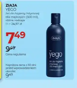 Jawa Drogerie Żel do higieny intymnej dla mężczyzn Ziaja Yego oferta