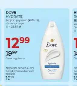 Jawa Drogerie Żel pod prysznic Dove Hydrate oferta