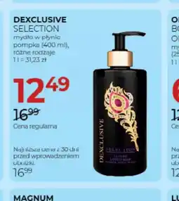 Jawa Drogerie Mydło w płynie pompka Dexclusive Selection oferta