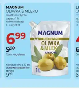 Jawa Drogerie Mydło w płynie zapas Magnum Oliwka & Mleko oferta