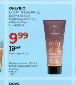Jawa Drogerie Peeling do ciała OnlyBio Body in Balance Migdałowy oferta