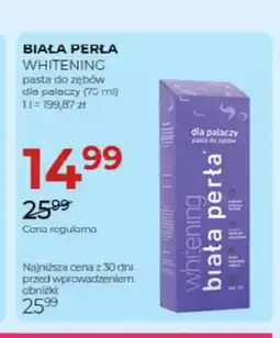 Jawa Drogerie Pasta do zębów Biała Perła Whitening dla palaczy oferta