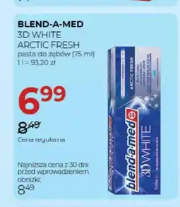 Jawa Drogerie Pasta do zębów Blend-a-med 3D White Arctic Fresh oferta