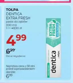 Jawa Drogerie Pasta do zębów Tołpa Dentica Extra Fresh oferta