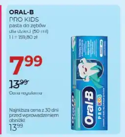 Jawa Drogerie Pasta do zębów dla dzieci Oral-B Pro Kids oferta