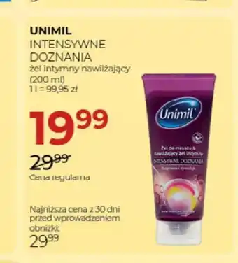 Żel intymny nawilżający Unimil Intensywne Doznania