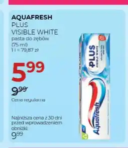 Jawa Drogerie Pasta do zębów Aquafresh Plus Visible White oferta