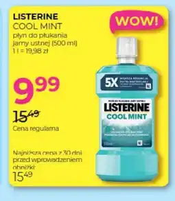 Jawa Drogerie Płyn do płukania jamy ustnej Listerine Cool Mint oferta