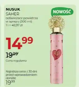 Jawa Drogerie Odświeżacz powietrza w sprayu Nusuk Saher oferta