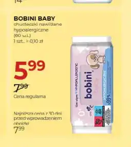 Jawa Drogerie Chusteczki nawilżane hypoalergiczne Bobini Baby oferta