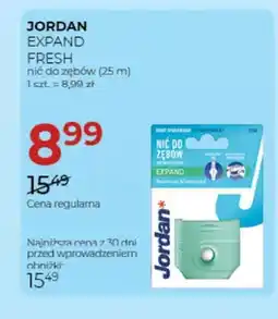 Jawa Drogerie Nić do zębów Jordan Expand Fresh oferta