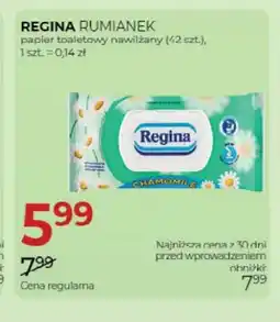 Jawa Drogerie Papier toaletowy nawilżany Regina Rumianek oferta