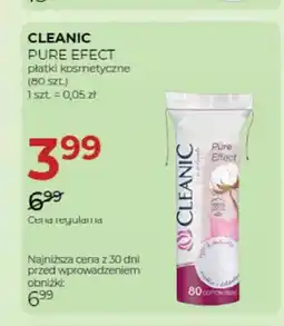 Jawa Drogerie Płatki kosmetyczne Cleanic Pure Efect oferta