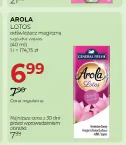 Jawa Drogerie Odświeżacz magiczna szyszka zapas Arola Lotos oferta