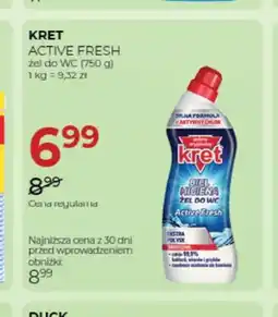 Jawa Drogerie Żel do WC Kret Active Fresh Biel i Higiena oferta