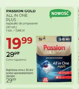 Jawa Drogerie Kapsułki do zmywarki Passion Gold All in One Plus oferta