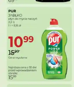 Jawa Drogerie Płyn do mycia naczyń Pur Jabłko oferta