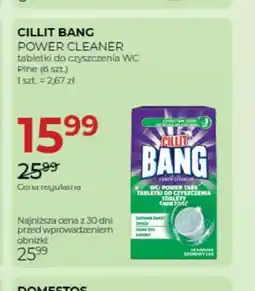 Jawa Drogerie Tabletki do czyszczenia WC Cillit Bang Power Cleaner Pine oferta