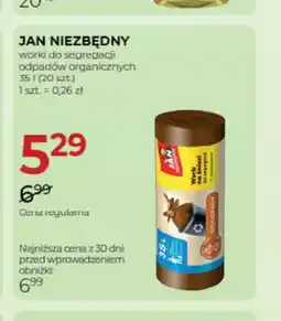 Jawa Drogerie Worki do segregacji odpadów organicznych Jan Niezbędny oferta