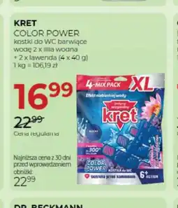 Jawa Drogerie Kostki do WC Kret Color Power oferta