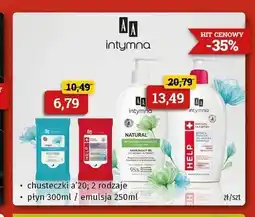 Drogeria Kosmyk Chusteczki do higieny intymnej AA Intymna oferta