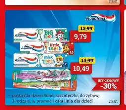 Drogeria Kosmyk Pasta do zębów dla dzieci Aquafresh Milk Teeth oferta