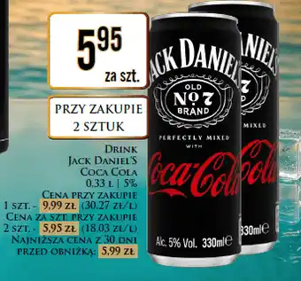 Dino Drink Jack Daniel's Coca Cola oferta