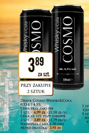 Dino Drink Cosmo Whisky&Cola oferta