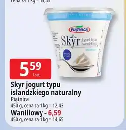 E.Leclerc Skyr jogurt typu islandzkiego naturalny Piątnica oferta