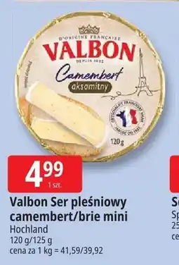 E.Leclerc Ser pleśniowy Valbon Camembert mini Hochland oferta