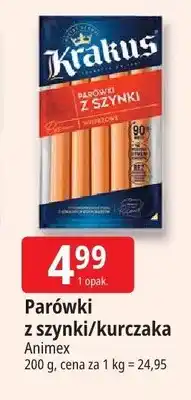 E.Leclerc Parówki z szynki Krakus oferta