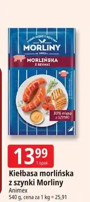 E.Leclerc Kiełbasa morlińska z szynki Morliny oferta