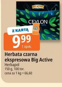 E.Leclerc Herbata czarna ekspresowa Big Active oferta