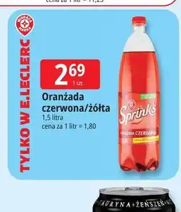 E.Leclerc Oranżada Sprinks oferta
