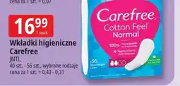E.Leclerc Wkładki higieniczne Carefree Cotton Feel Normal oferta