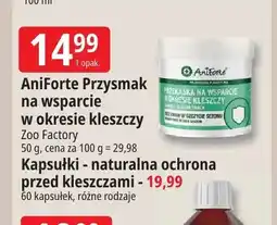 E.Leclerc Kapsułki naturalna ochrona przed kleszczami AniForte oferta