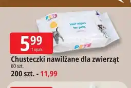 E.Leclerc Chusteczki nawilżane dla zwierząt Pets oferta