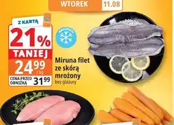 E.Leclerc Miruna filet ze skórą mrożony oferta