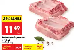 Biedronka Żeberka wieprzowe trójkąt oferta