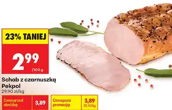 Biedronka Schab z czarnuszką Pekpol oferta