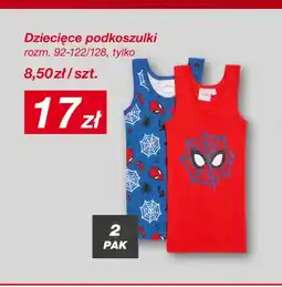 KiK Dziecięce podkoszulki Spider-Man 2-pak oferta