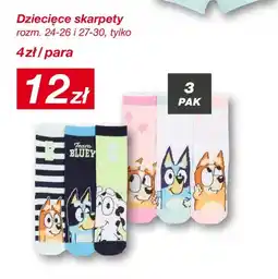 KiK Dziecięce skarpety Bluey 3-pak oferta