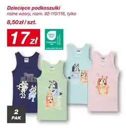 KiK Dziecięce podkoszulki Bluey 2-pak oferta